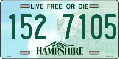 NH license plate 1527105