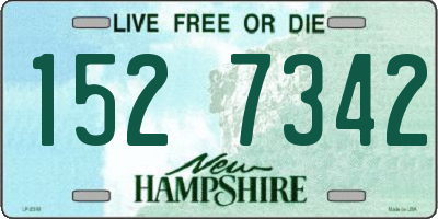 NH license plate 1527342