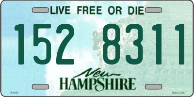 NH license plate 1528311