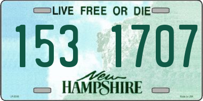 NH license plate 1531707