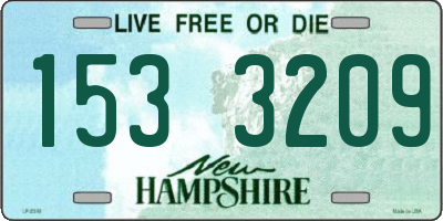 NH license plate 1533209