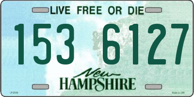 NH license plate 1536127