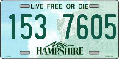 NH license plate 1537605