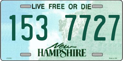 NH license plate 1537727