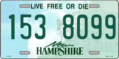NH license plate 1538099