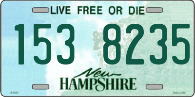 NH license plate 1538235