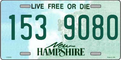 NH license plate 1539080