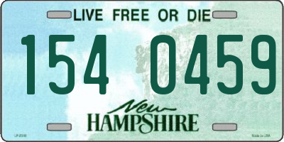 NH license plate 1540459