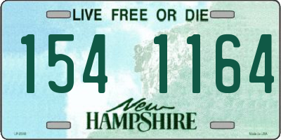 NH license plate 1541164