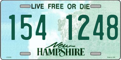 NH license plate 1541248