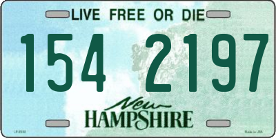 NH license plate 1542197