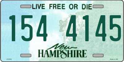 NH license plate 1544145