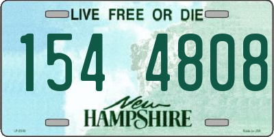 NH license plate 1544808