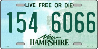 NH license plate 1546066