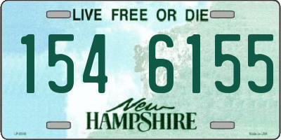 NH license plate 1546155