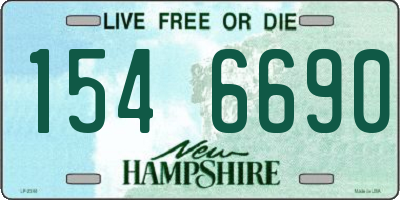 NH license plate 1546690