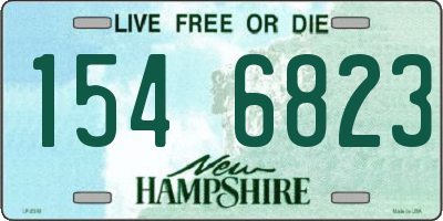NH license plate 1546823