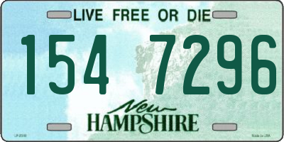 NH license plate 1547296
