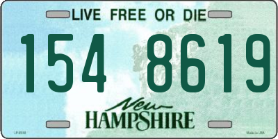 NH license plate 1548619