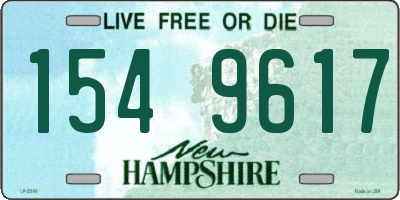 NH license plate 1549617