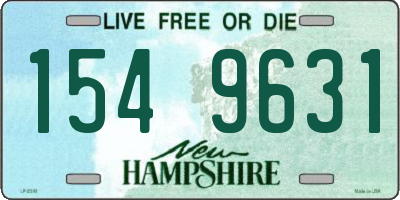 NH license plate 1549631