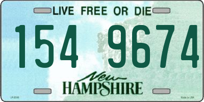 NH license plate 1549674
