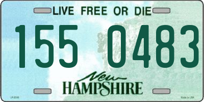 NH license plate 1550483