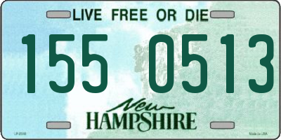 NH license plate 1550513