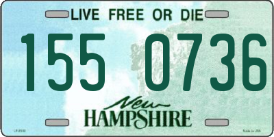 NH license plate 1550736