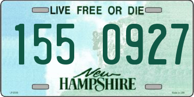 NH license plate 1550927