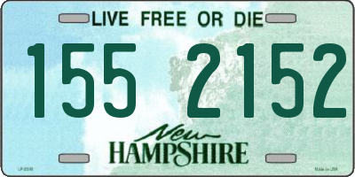 NH license plate 1552152