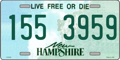 NH license plate 1553959