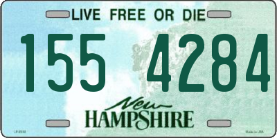 NH license plate 1554284