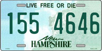 NH license plate 1554646