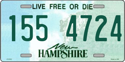NH license plate 1554724