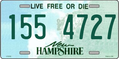 NH license plate 1554727