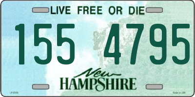 NH license plate 1554795