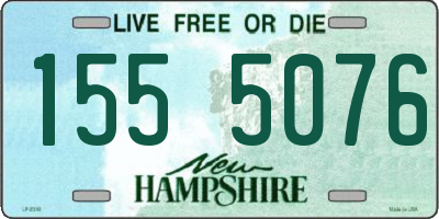 NH license plate 1555076
