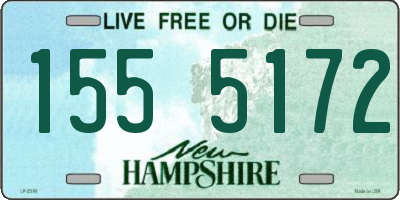 NH license plate 1555172