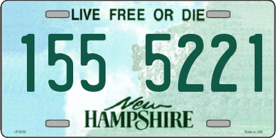 NH license plate 1555221