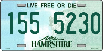 NH license plate 1555230