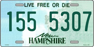 NH license plate 1555307