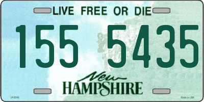 NH license plate 1555435