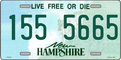 NH license plate 1555665