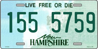 NH license plate 1555759