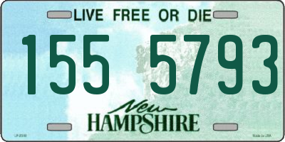 NH license plate 1555793