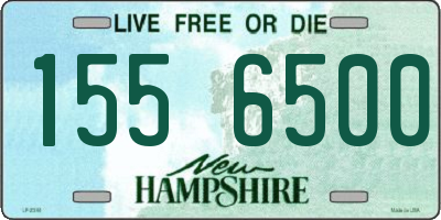 NH license plate 1556500