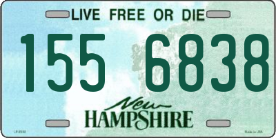 NH license plate 1556838