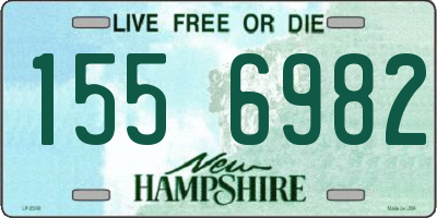 NH license plate 1556982