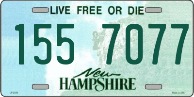 NH license plate 1557077